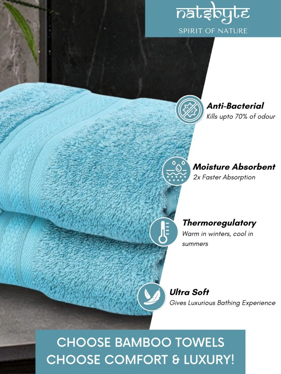 Bamboo Fiber Face Towel  - Touruise (Pack of 3) - Image 3