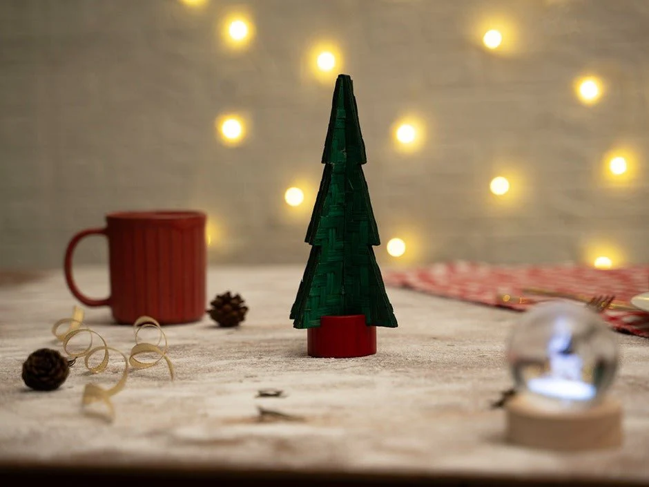 Bamboo Miniature Tree – II | Handcrafted Eco-Friendly Christmas Decor - Image 6