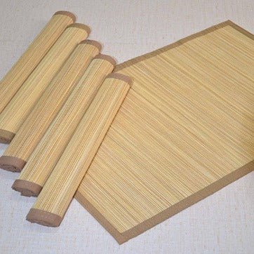 Bamboo Placemats Set of 6 – Eco-Friendly Dining Essentials - Image 2