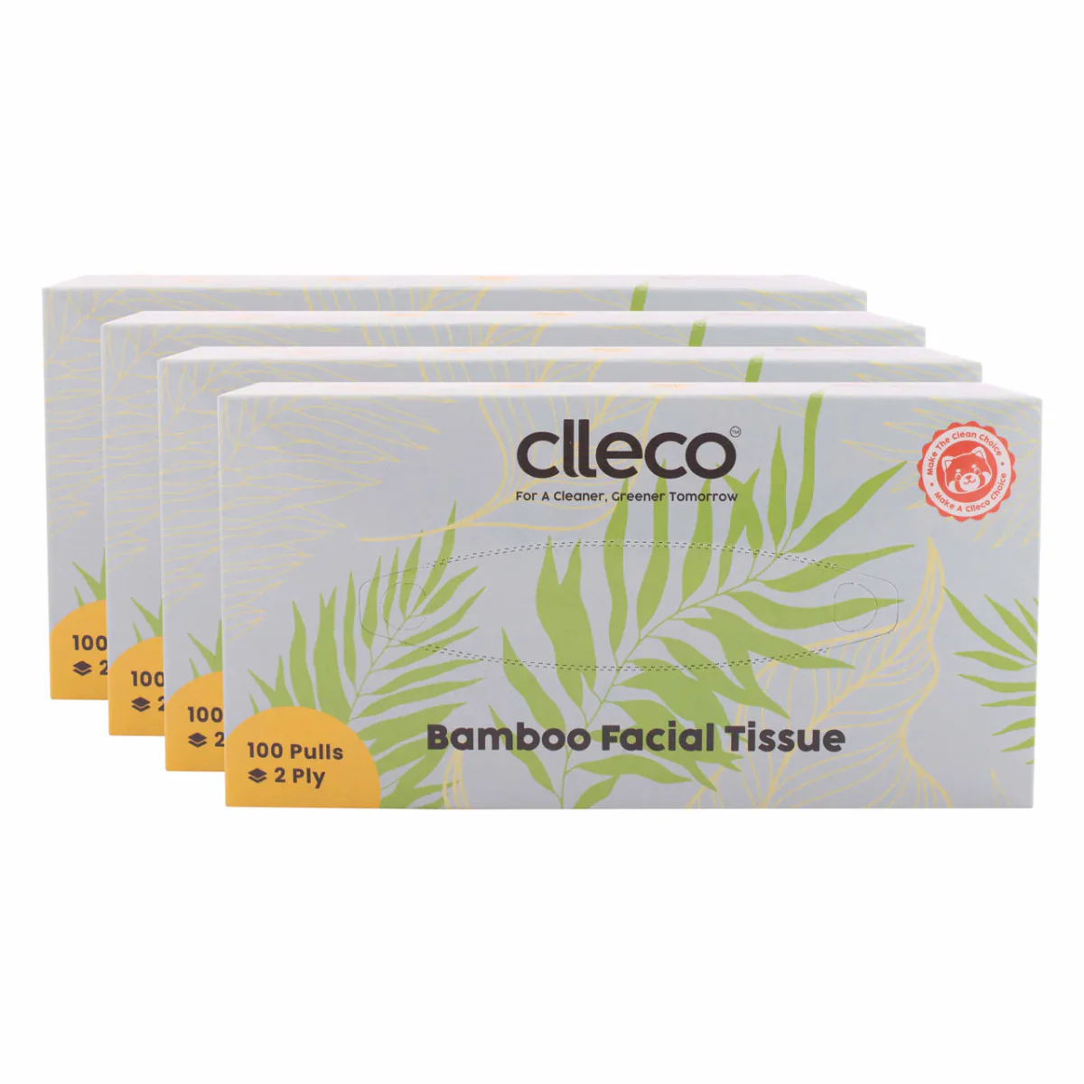 Bamboo Super Soft 2 Ply Facial Tissue Box – 20x20 cm - Image 4