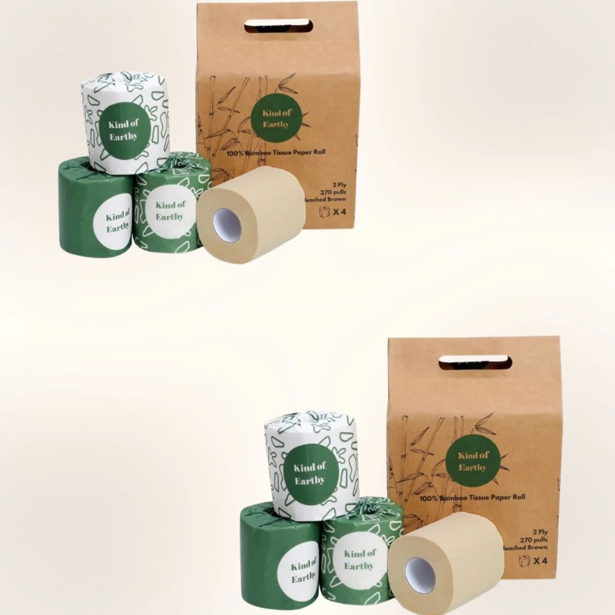 Bamboo Toilet Paper Rolls | 2 Ply, 270 Pulls Each - Image 5