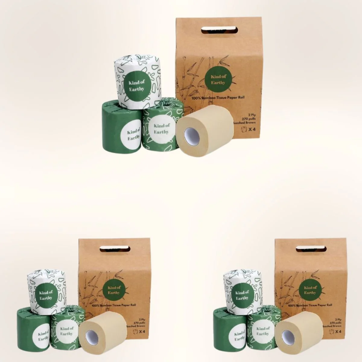 Bamboo Toilet Paper Rolls | 2 Ply, 270 Pulls Each - Image 6