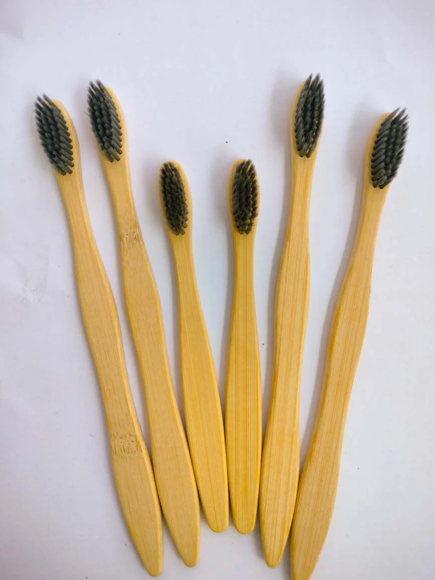 Bamboo Toothbrush - Pack of 6 - Image 4
