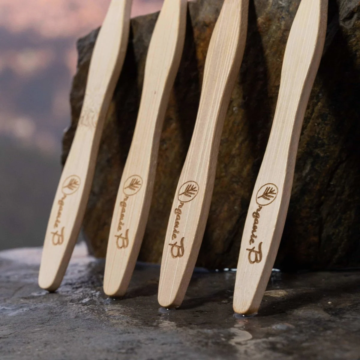 Bamboo Toothbrush Colour Pack 4 Pcs - Image 4