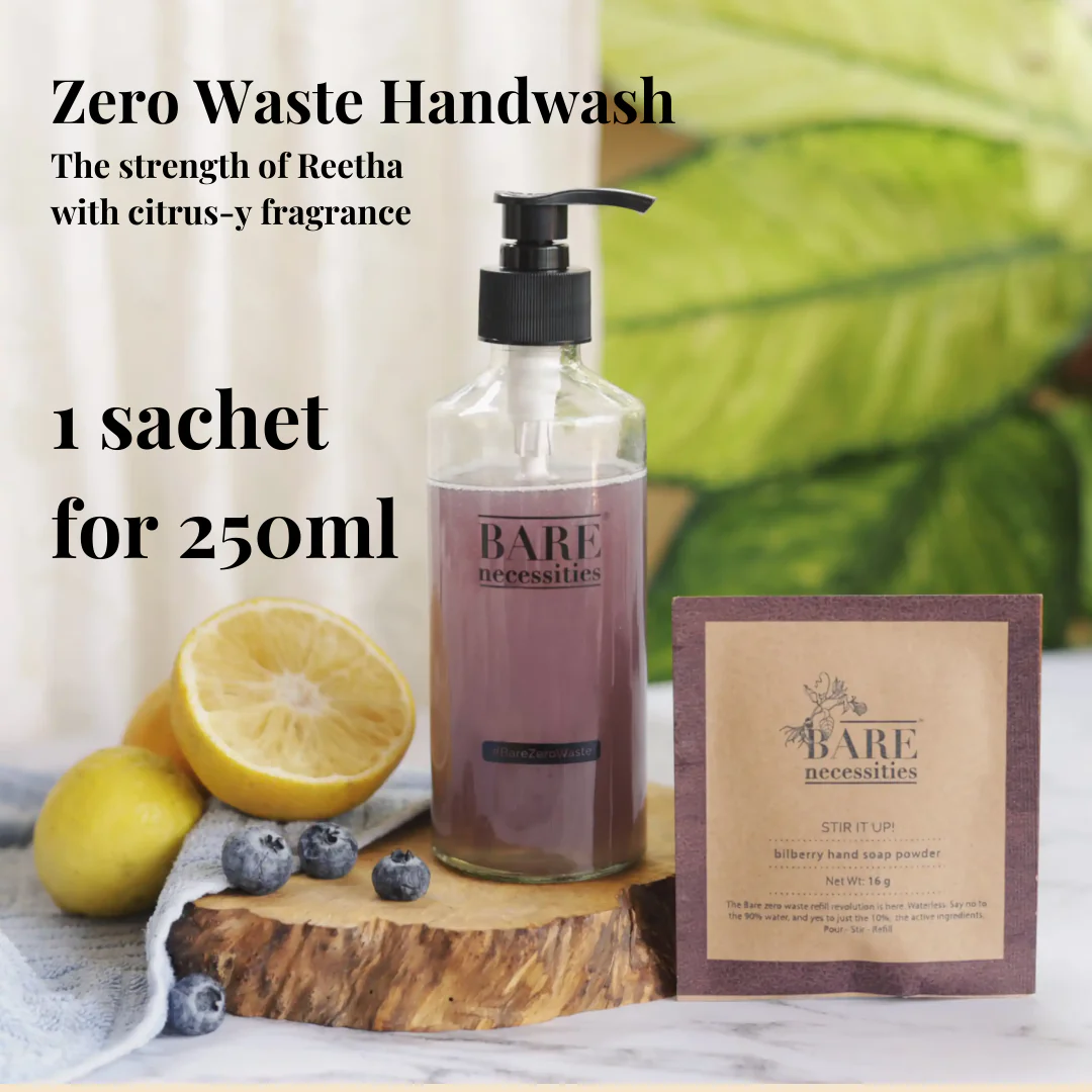 Powder to Liquid Handwash Soap | Organic Handwash | Pack of 4 - Image 2