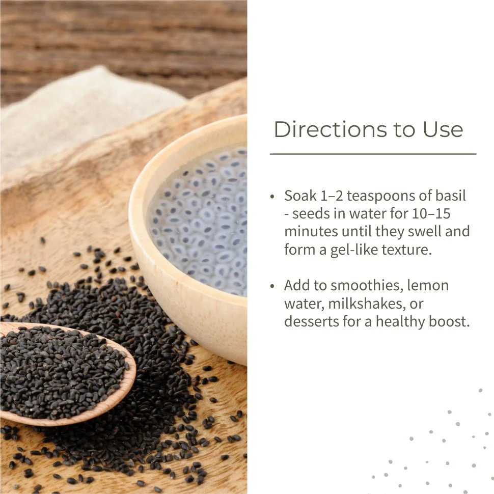 Basil Seeds | Sabja Seeds- 250g - Image 4