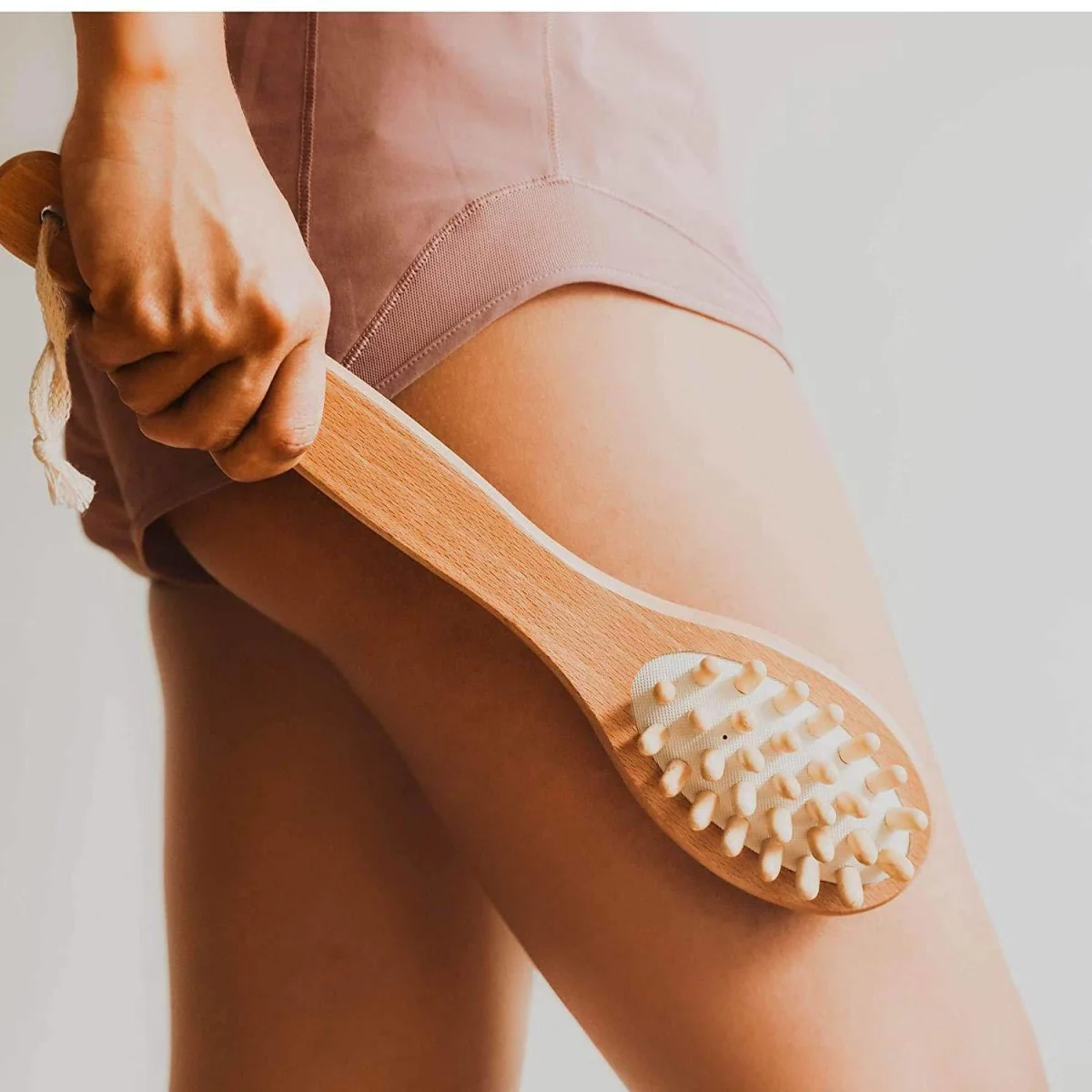 Bath Brush 2 In 1 with Free Loofah | Body Brush with Handle - Image 3