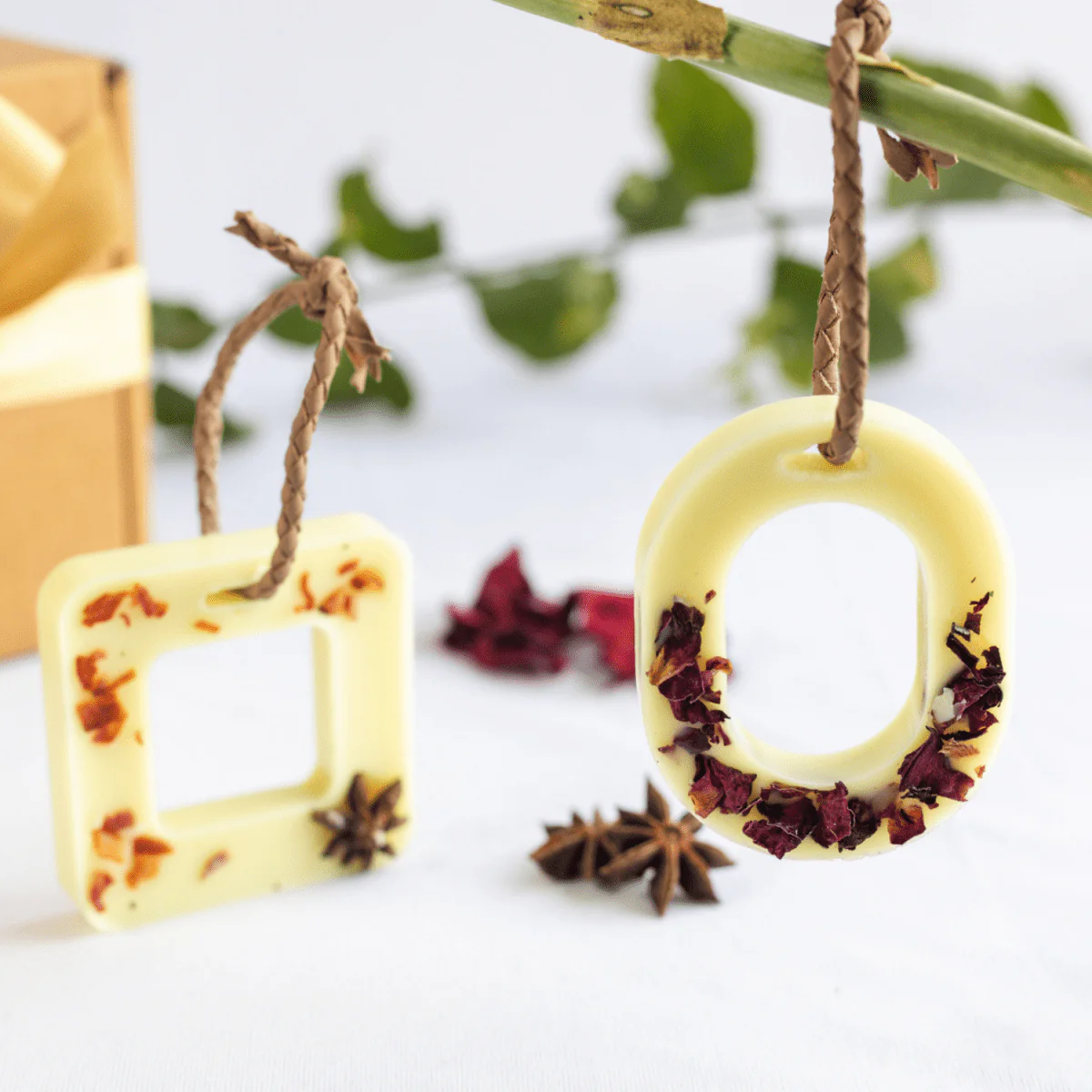 Beeswax Fragrance Bars for Lasting Aroma- Set of 2