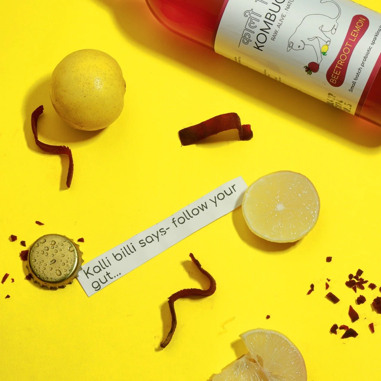 Beetroot Lemon Kombucha 250ml | Probiotic Fermented Drink - Image 5