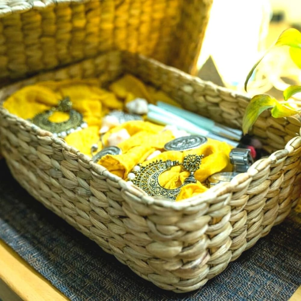 Handcarfted Kauna Grass Weaved Baskets - Image 7