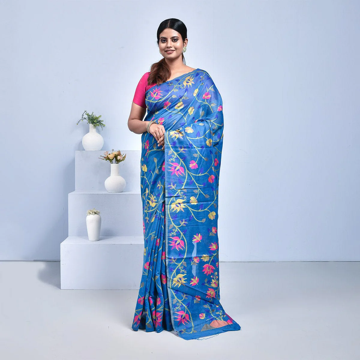 Bengal Pure Tussar Silk Saree