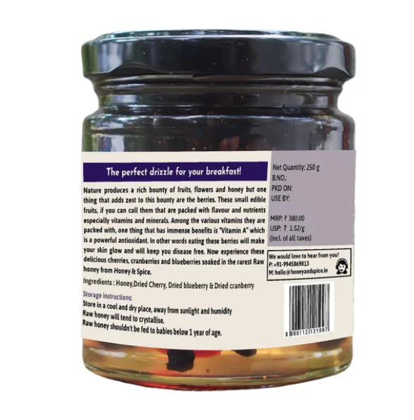 Berries Soaked In Honey- 250G - Image 4