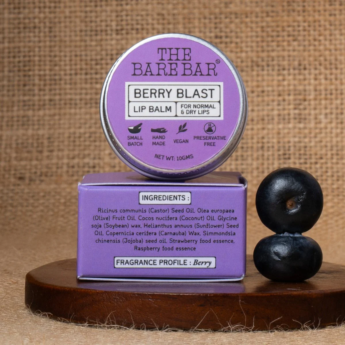 Berry Blast Lip Balm for Soft and Flavored Lips - Image 2