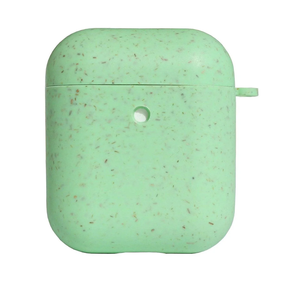 Biodegradable Eco-Friendly Wheat Straw AirPods Cover - Mint Green - Image 5