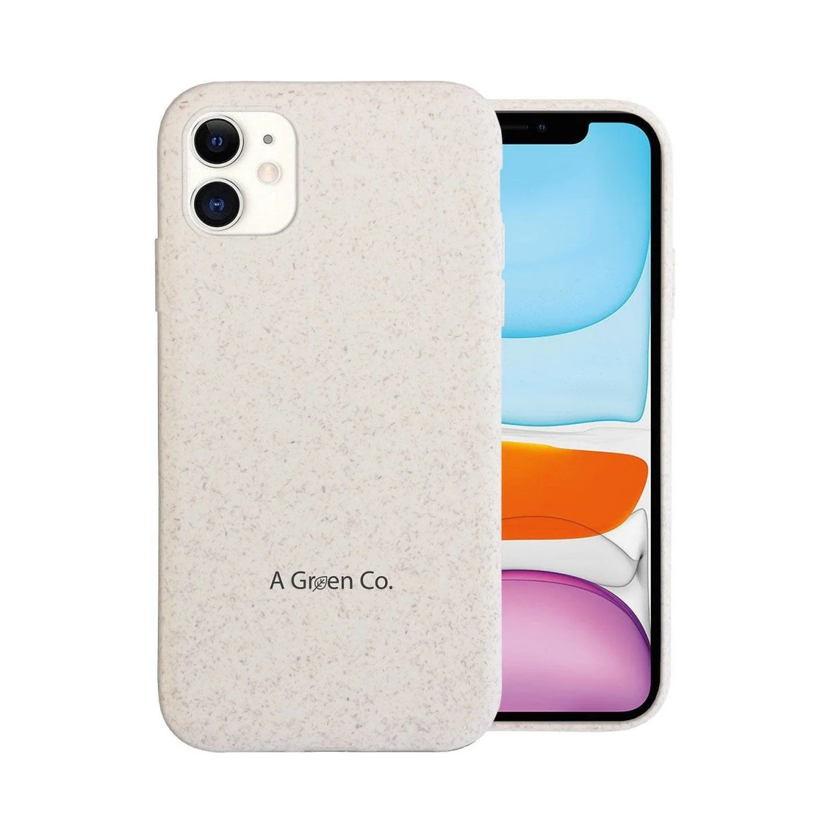 Biodegradable Eco-Friendly Wheat Straw Phone Case / Mobile Cover - Nude Beige - Image 3