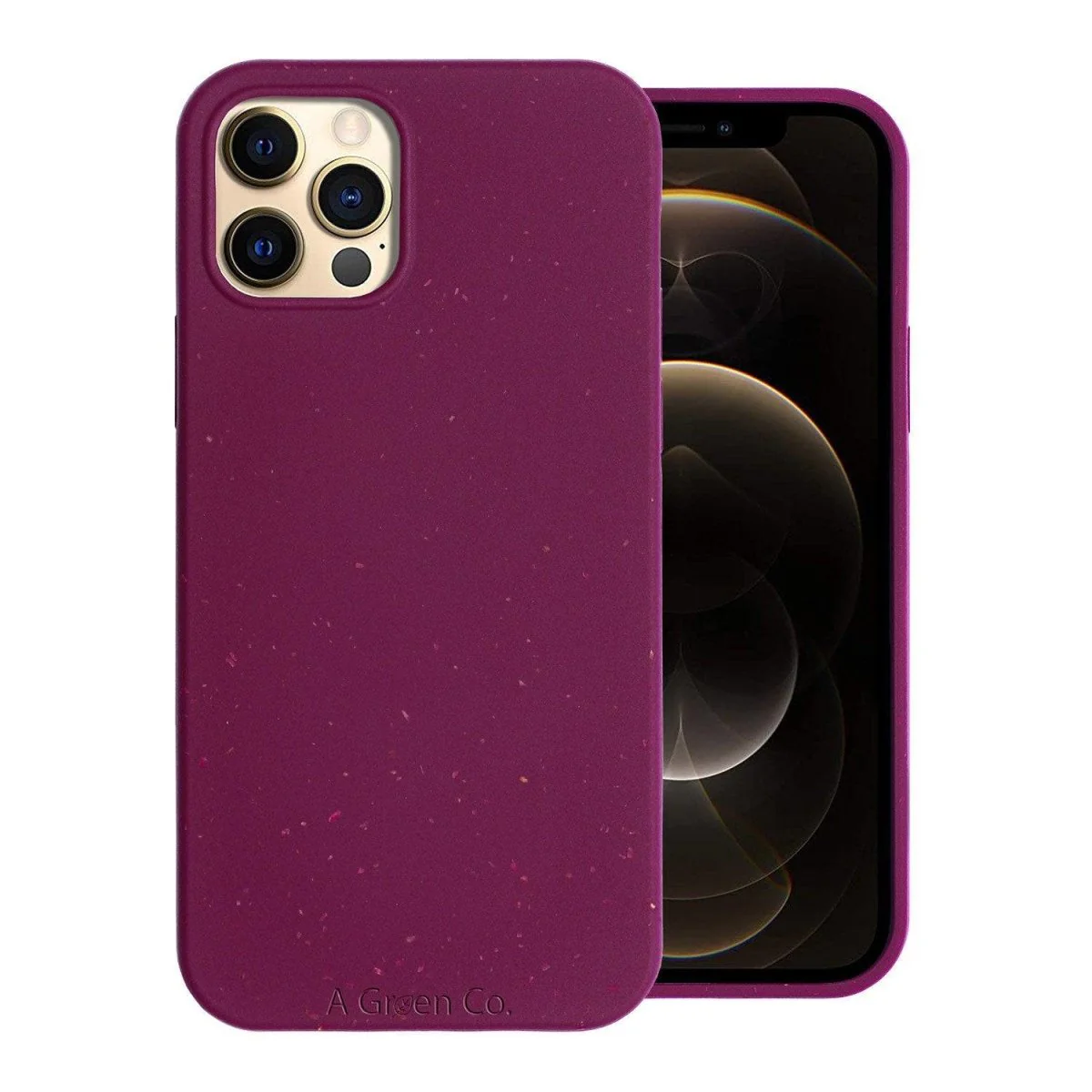 Biodegradable Eco-Friendly Wheat Straw Phone Case / Mobile Cover - Plum - Image 3