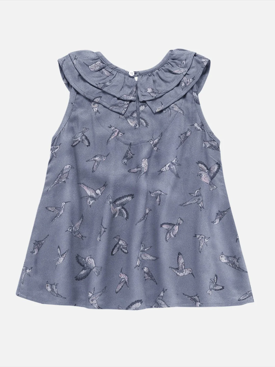 Girls Bird Flock Top & Shorts Set Regular Fit – Cute Summer Outfit - Image 3
