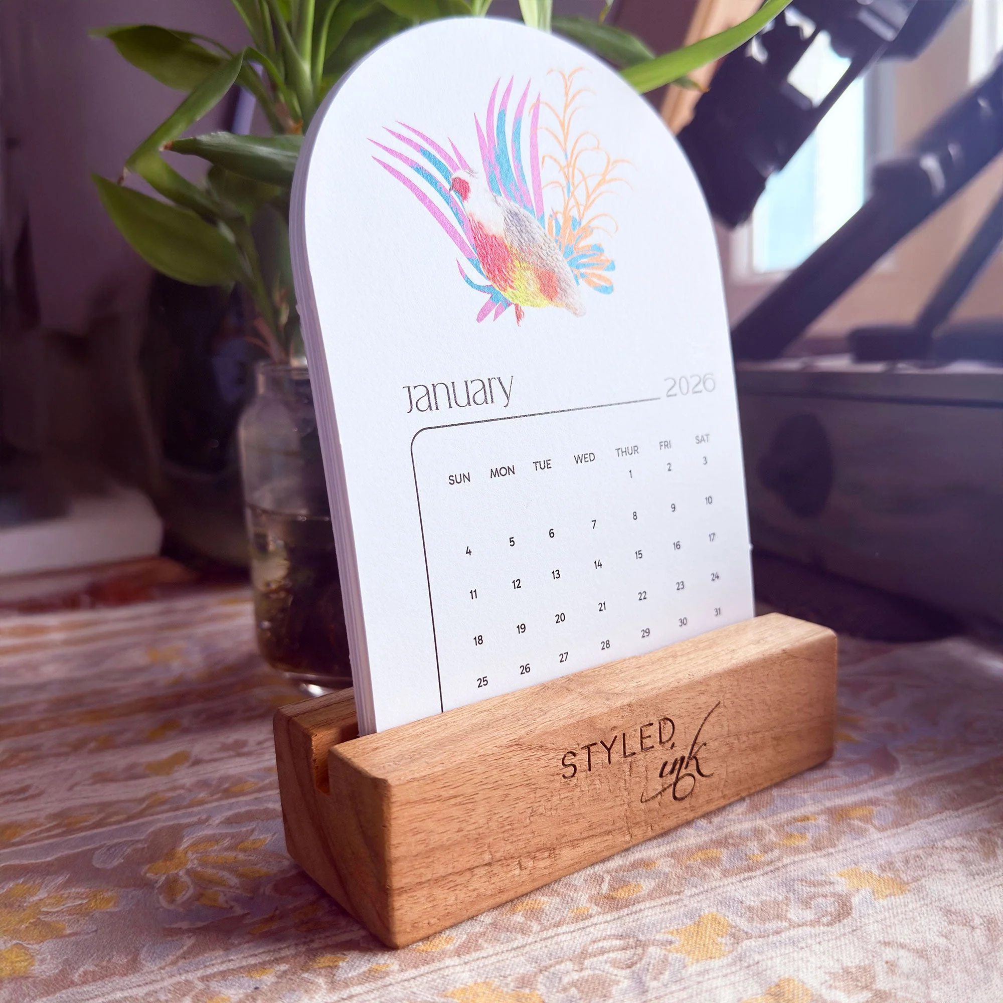Birds of India Calendar 2026 | Vertical Format | Eco-Friendly Art - Image 2
