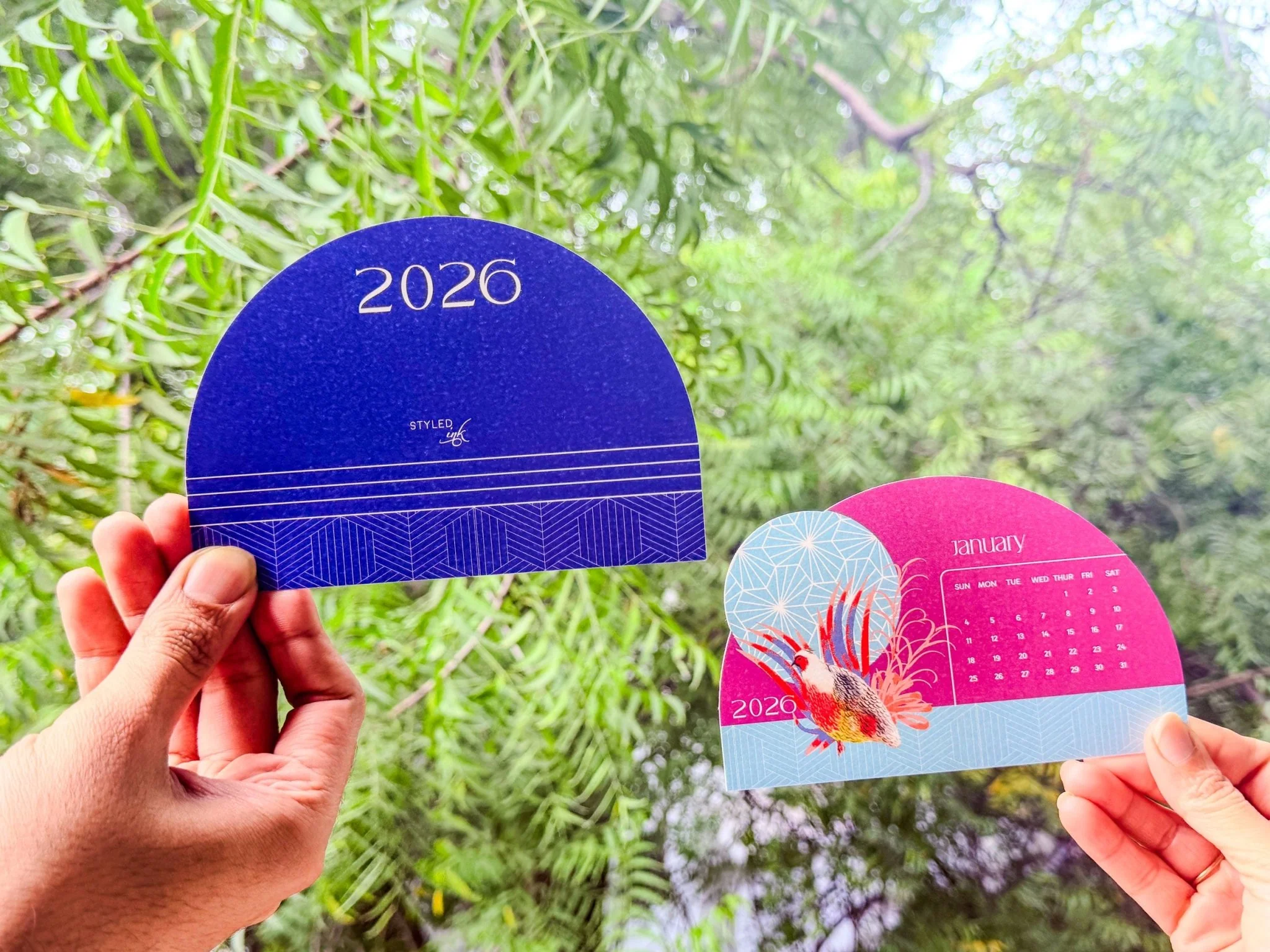 Birds of India Calendar 2026 | Wooden Base Landscape Format - Image 3