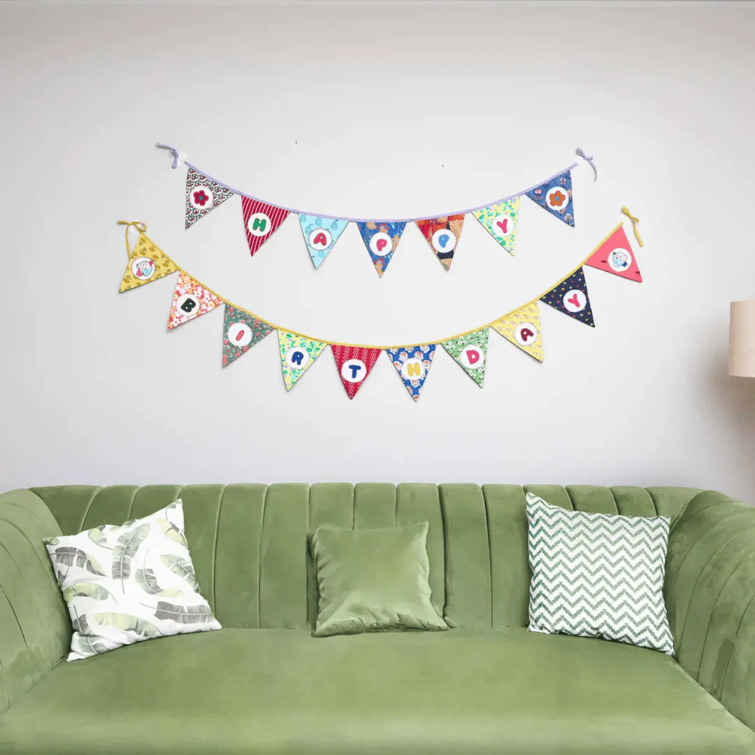 Birthday Combo - Happy Birthday Banner + Personalised Name Banner - Image 5