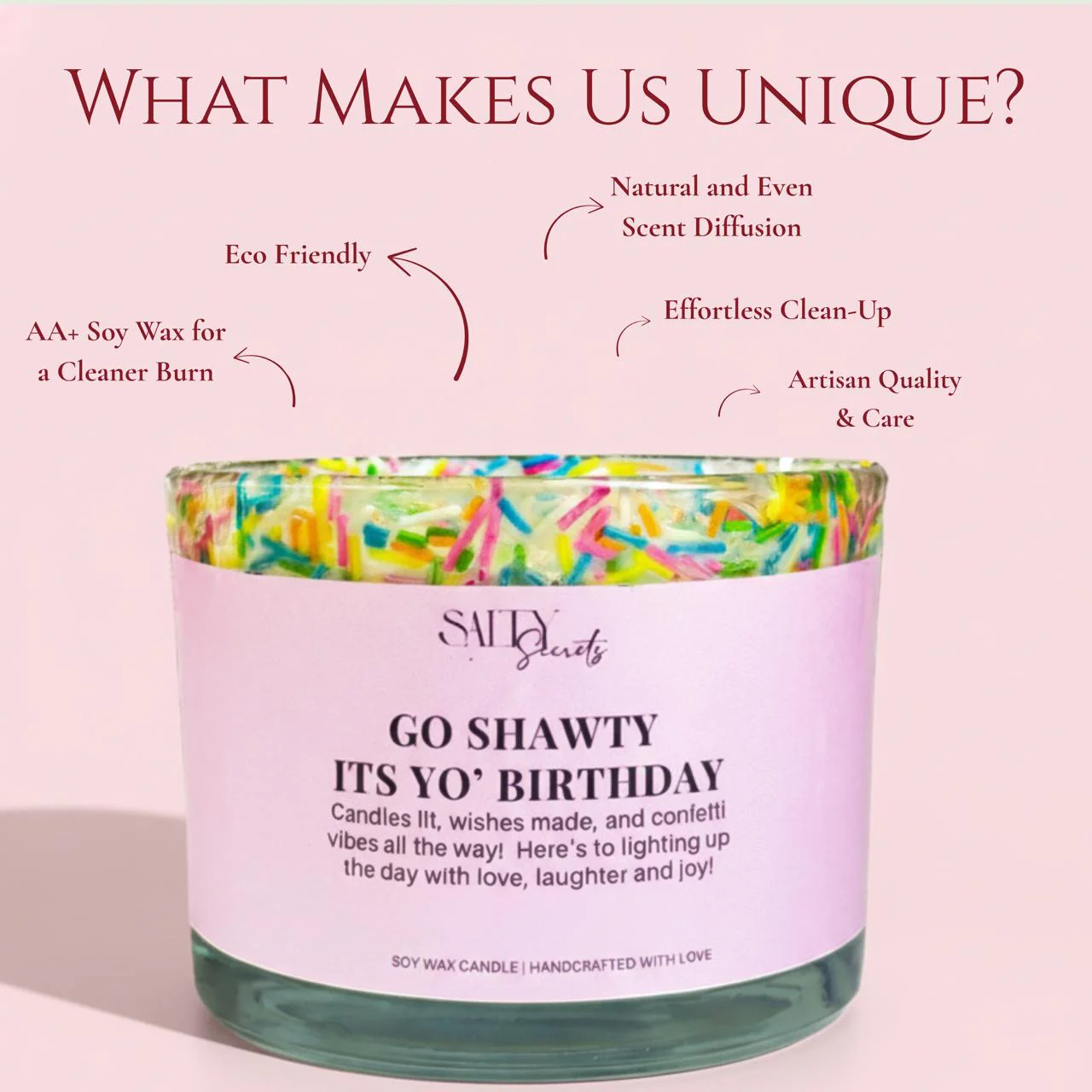 Birthday Scented Candle- Celebration Candle Gift for Loved Ones - Image 3
