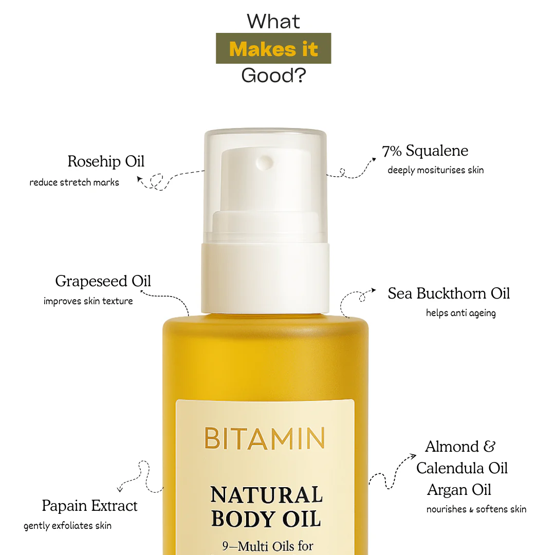 Natural Body Oil - Coconut Vanilla - 100 ML - Image 6
