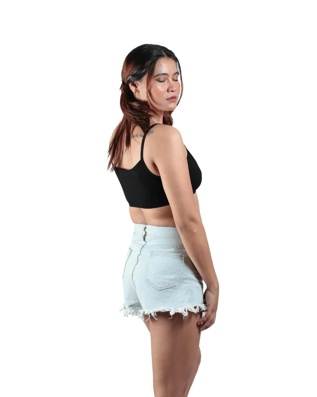 Black Amora Bralette | Stylish & Comfortable Cotton Bralette for Women - Image 6