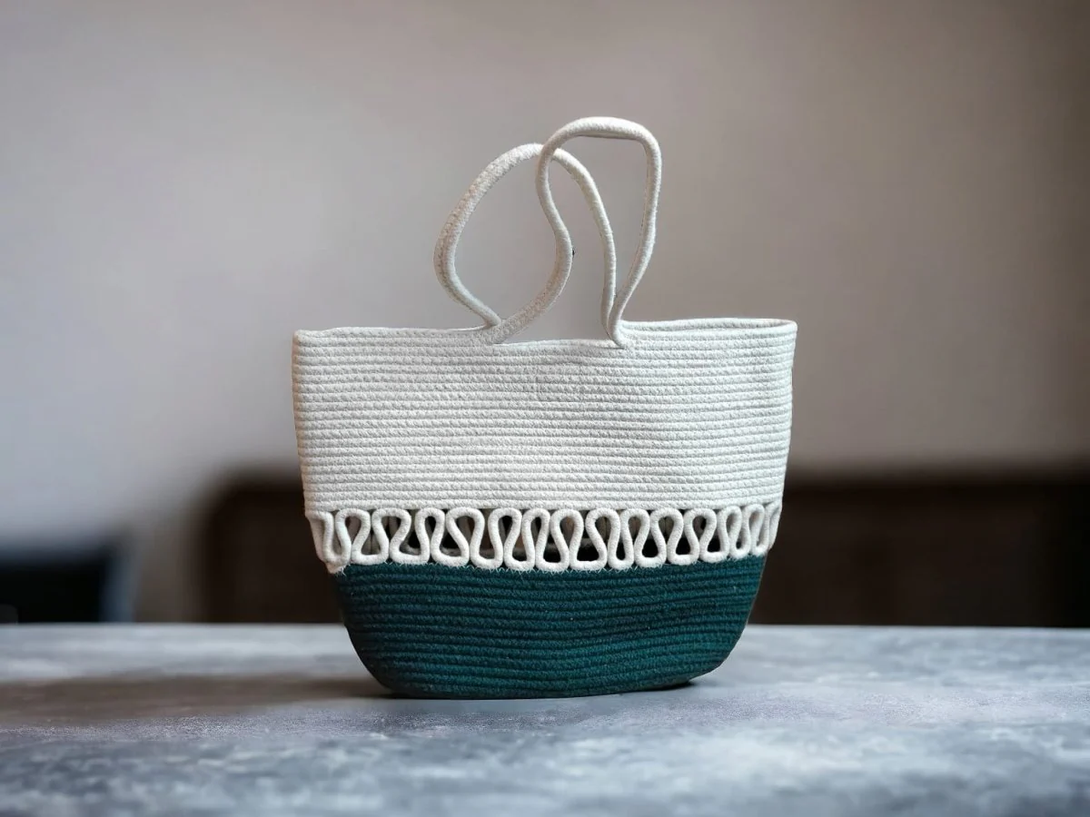 Cotton Jute Tote Bags - Image 5