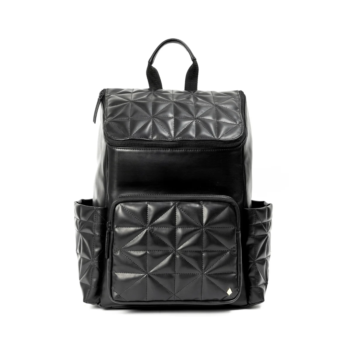 Black Noir Vegan Leather Backpack - Image 3