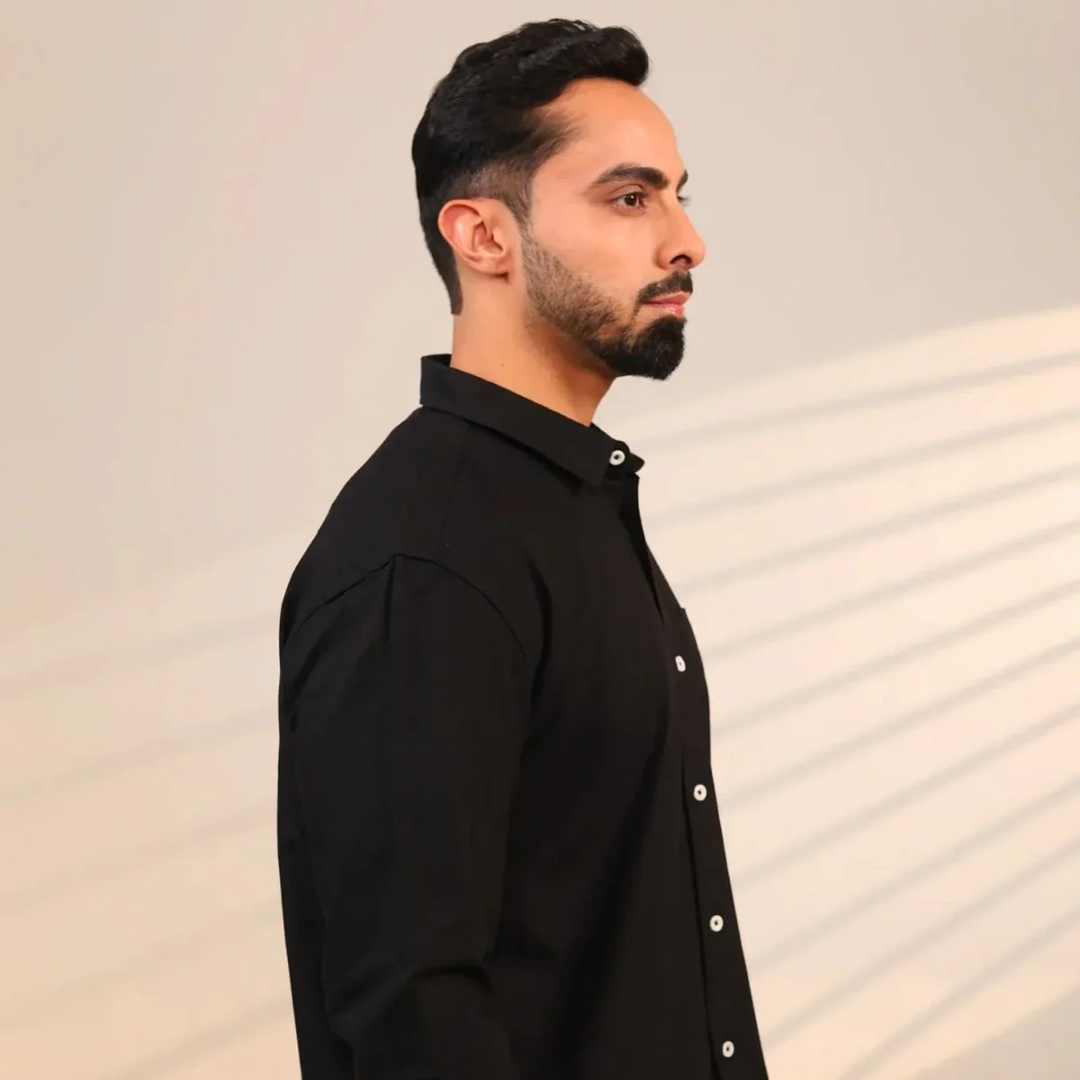 Black Onyx Shirt – Classic Cotton Shirt for Men - Image 2
