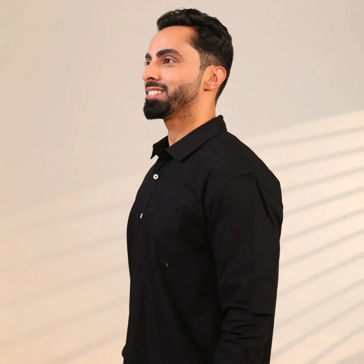 Black Onyx Shirt – Classic Cotton Shirt for Men - Image 4