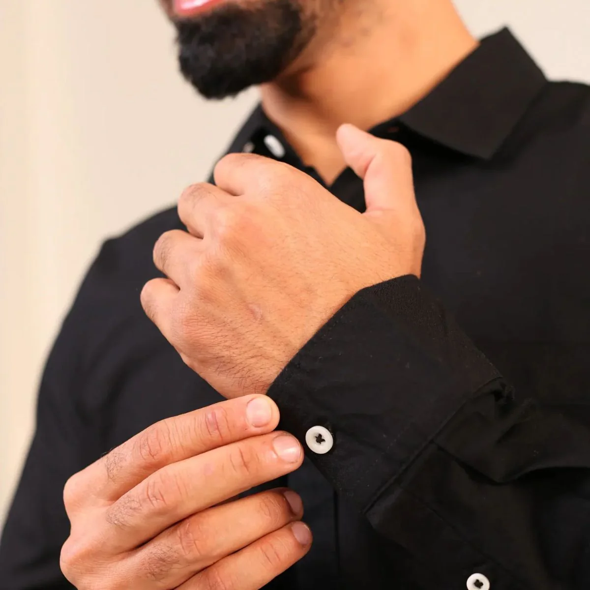 Black Onyx Shirt – Classic Cotton Shirt for Men - Image 6