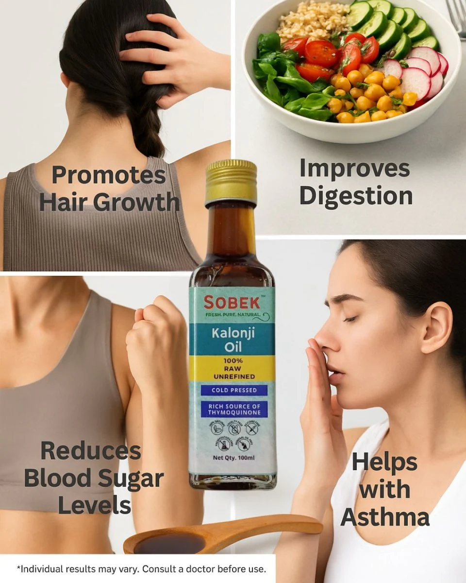 Black Seed Kalonji Cold Pressed Oil 100 ml - Image 2