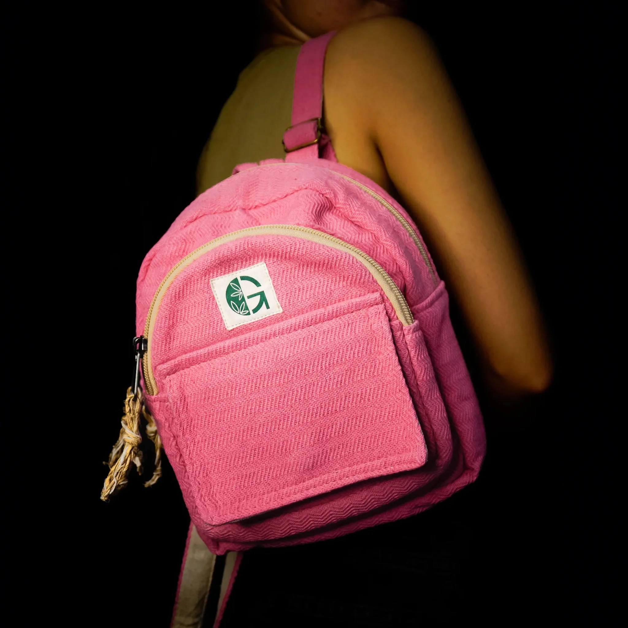 Pink Blossom Backpack | Stylish Mini Backpack for Travel & Daily Use - Image 23