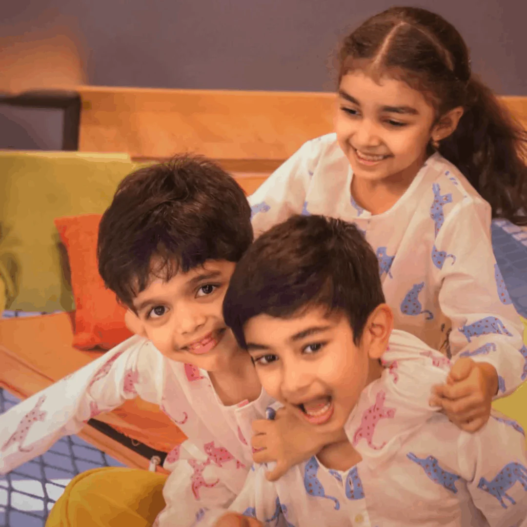 Blue Panther- Unisex Kids Cotton Nightwear - Image 7
