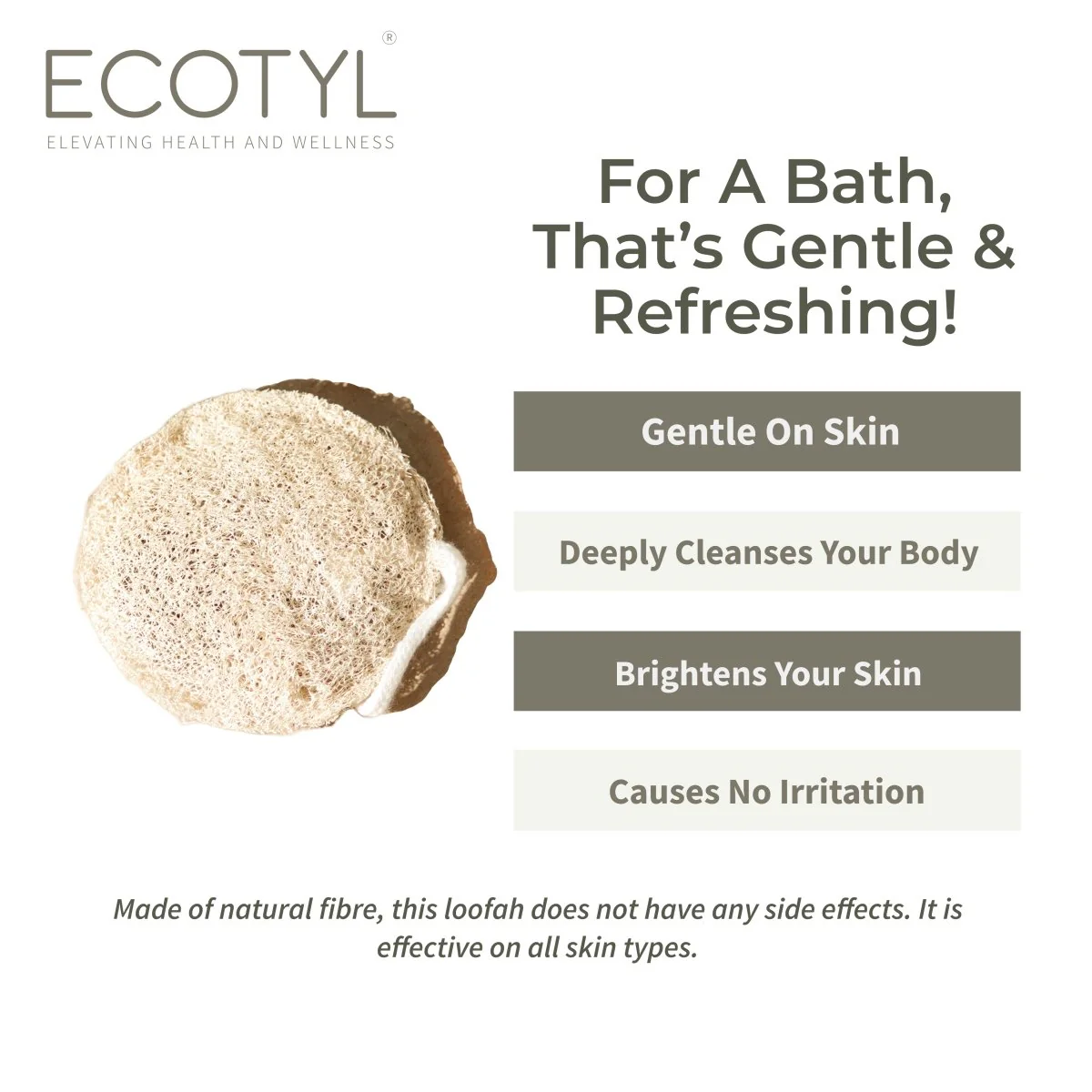 Natural Body Loofah | For Gentle Exfoliation (Set of 2) - Image 2