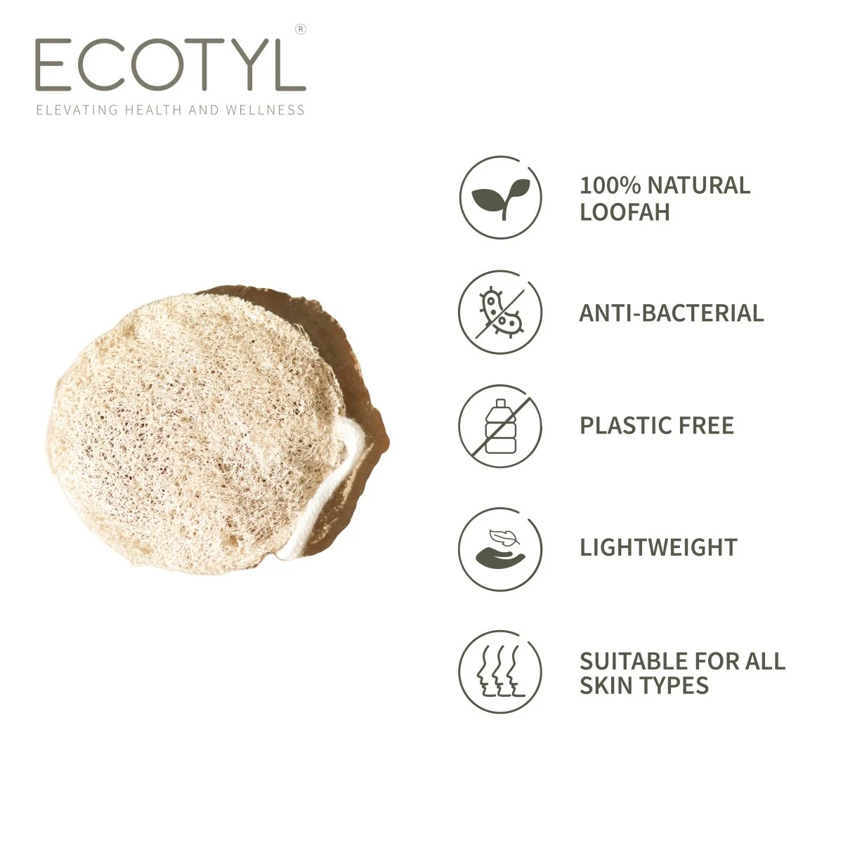 Natural Body Loofah | For Gentle Exfoliation (Set of 2) - Image 3