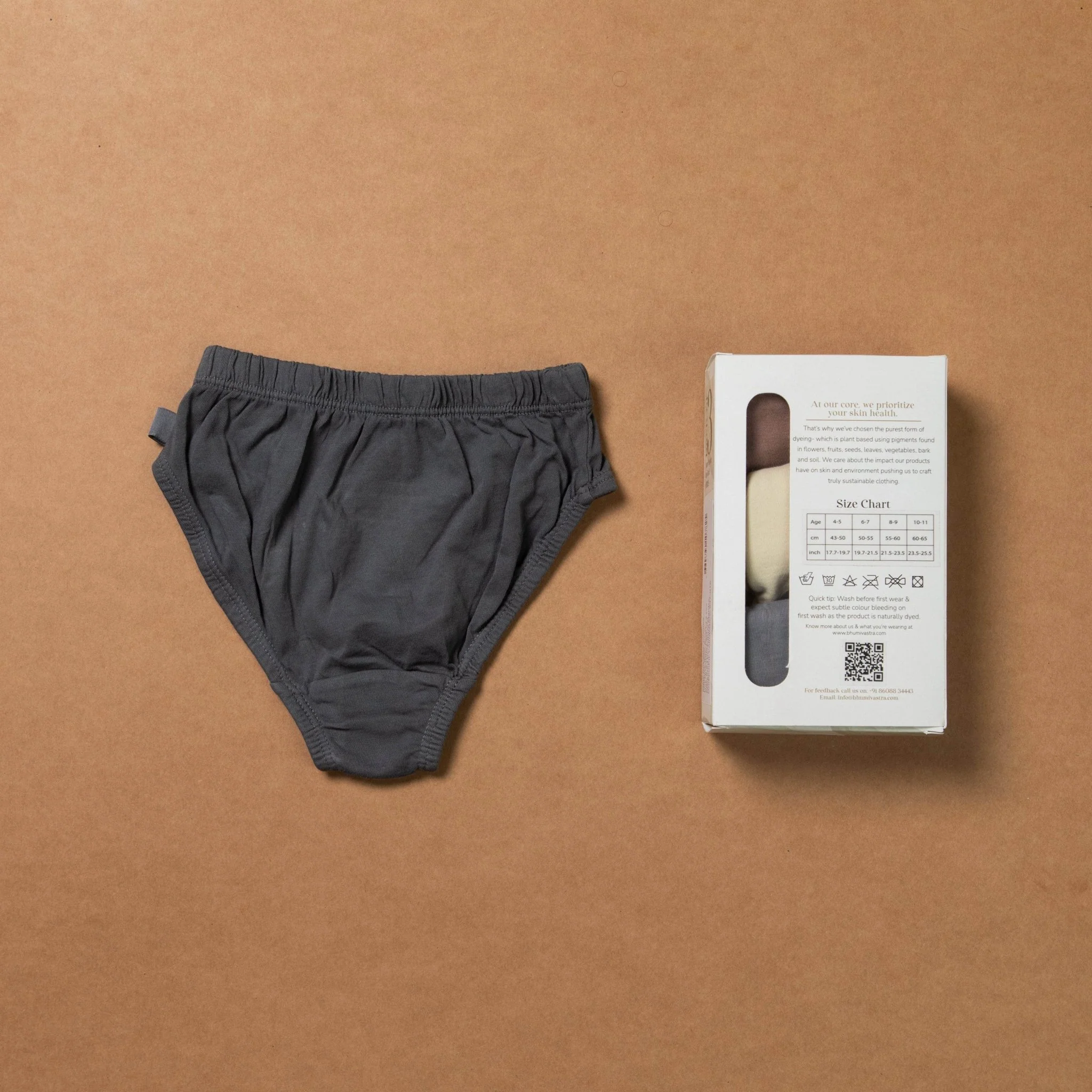 Boys Briefs -Organic -Plant Dyed- Toxin Free- Anti-Microbial-Pack of 3 - Image 9