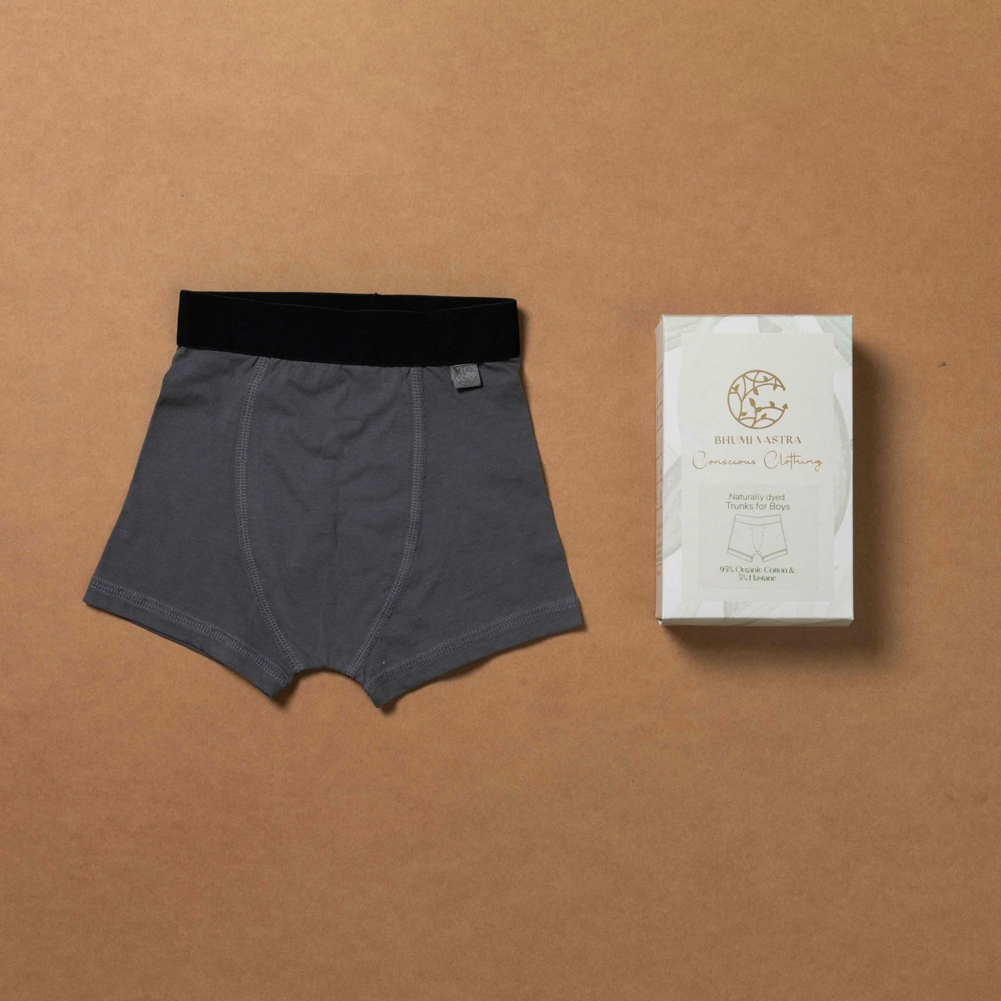 Boys Trunks-Organic- Plant Dyed- 0 Toxins- Anti-Microbial-Pack of 2 - Image 8