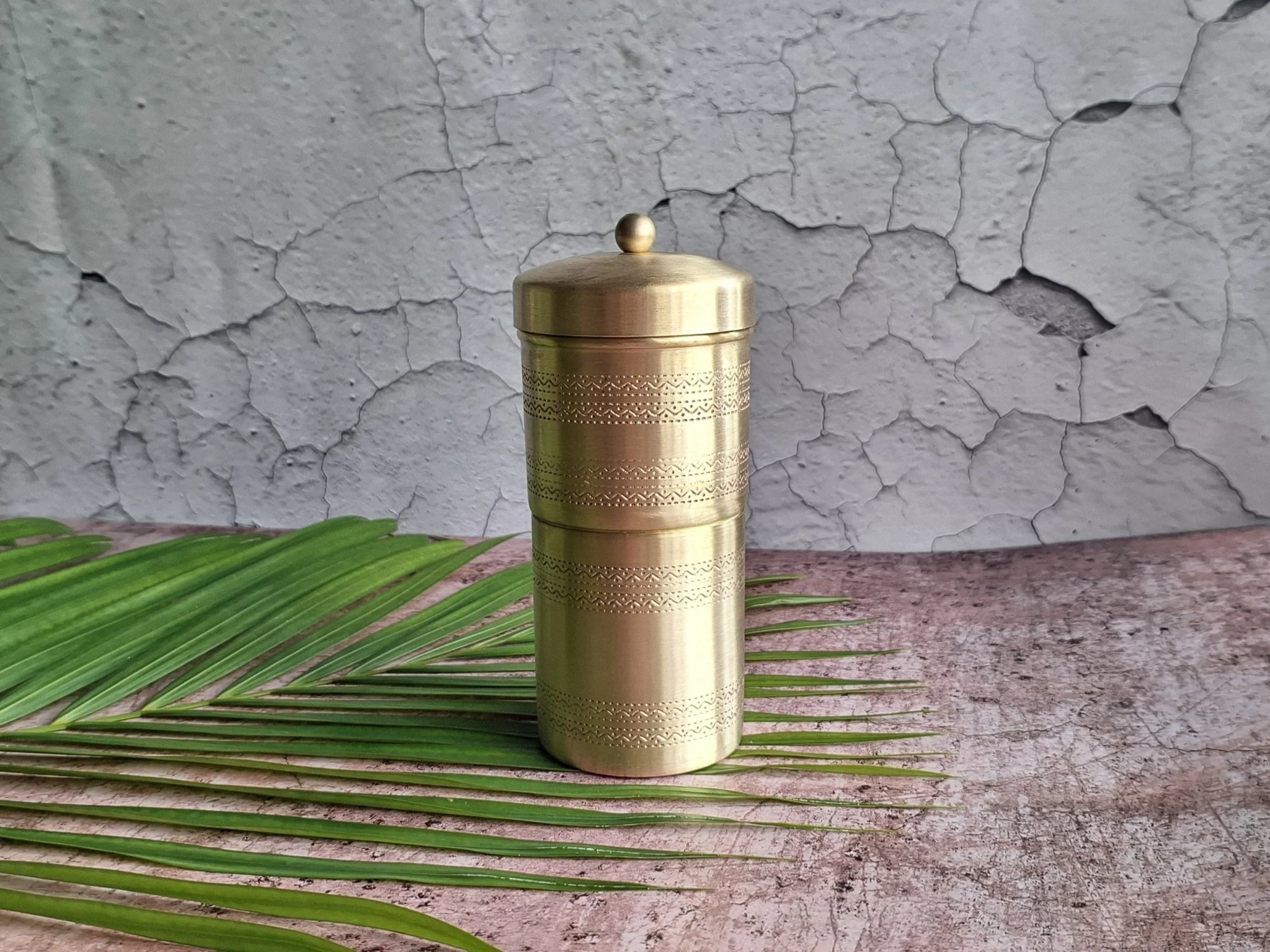 Brass Coffee Filter | Traditional Indian Coffee Brewing Accessory - Image 4
