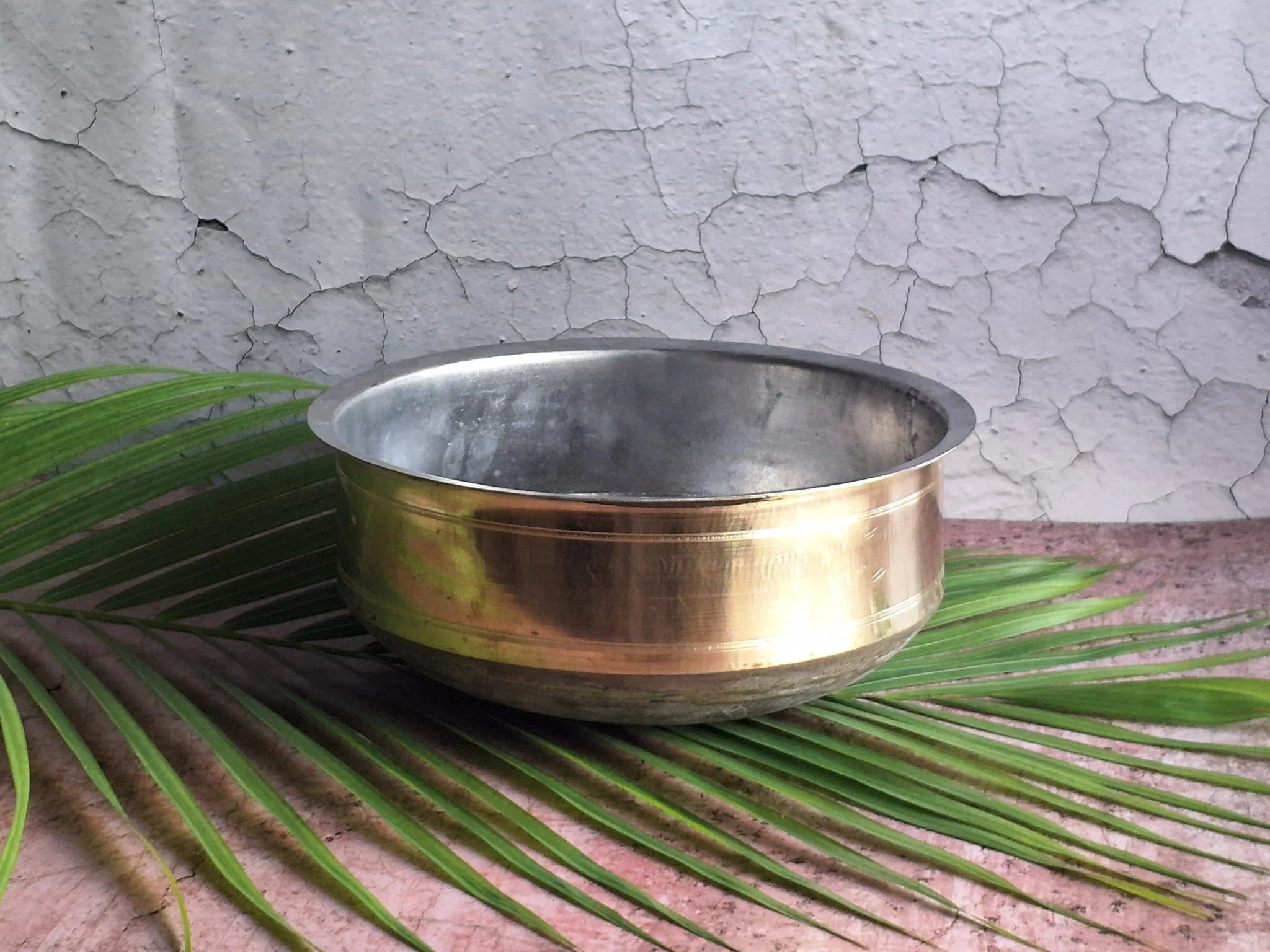 Brass Kadai Sarvam Pot | Traditional Indian Brass Cookware - Image 2