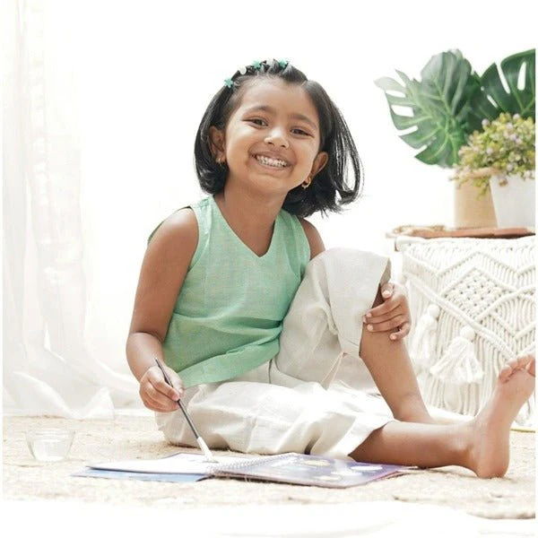Sleeveless Cotton Top for Girls - Image 2