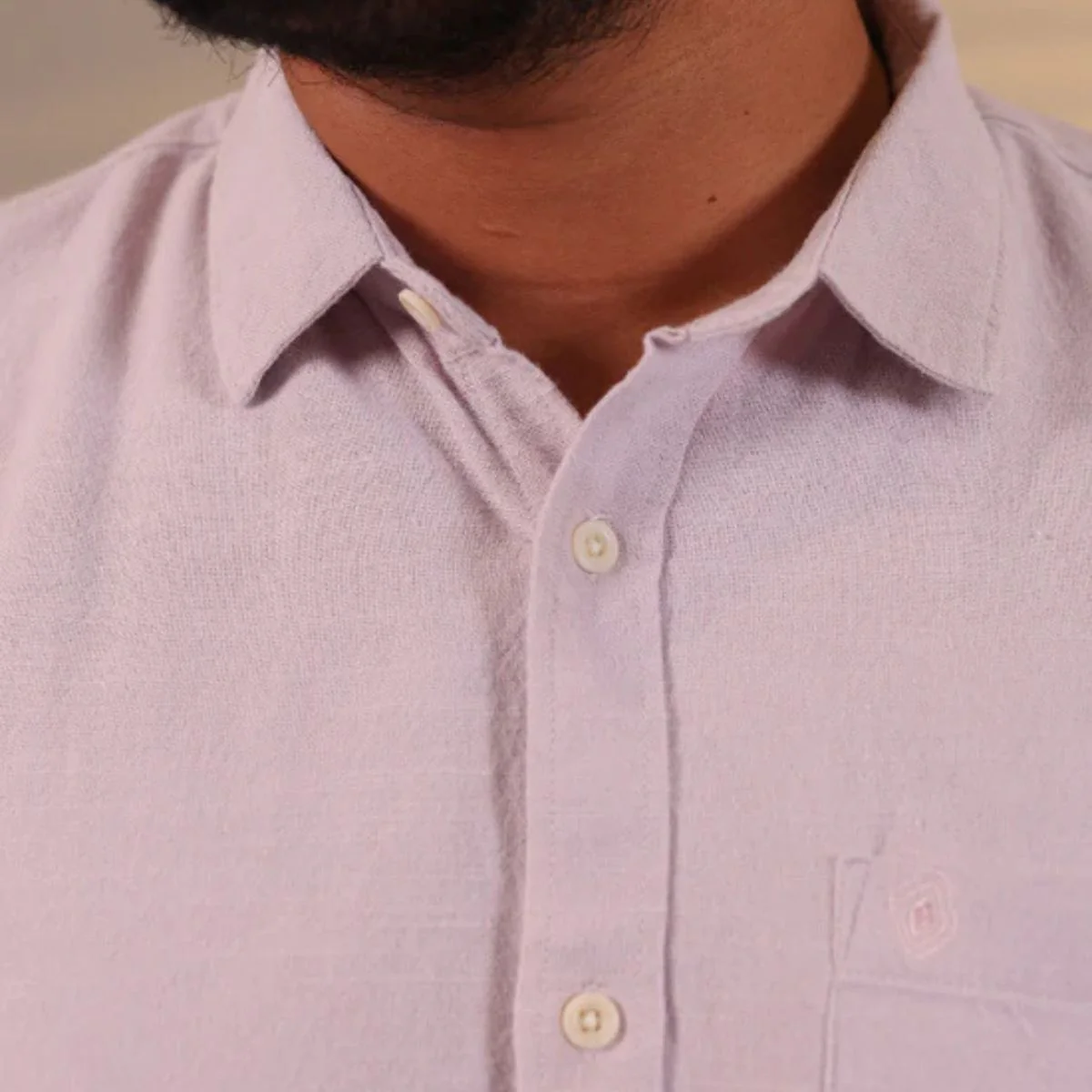 Breeze Hemp Shirt – Eco-Friendly Hemp Shirt in Lilac Tone - Image 5
