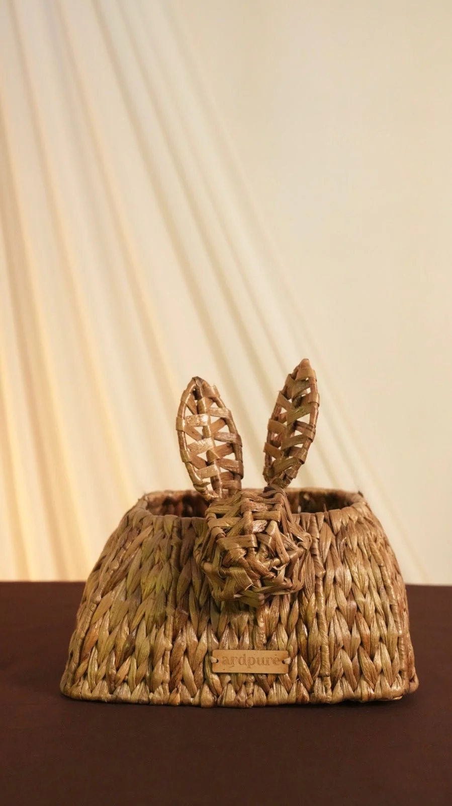 Bunny Rabbit Basket | Cute Handcrafted Basket for Décor & Storage