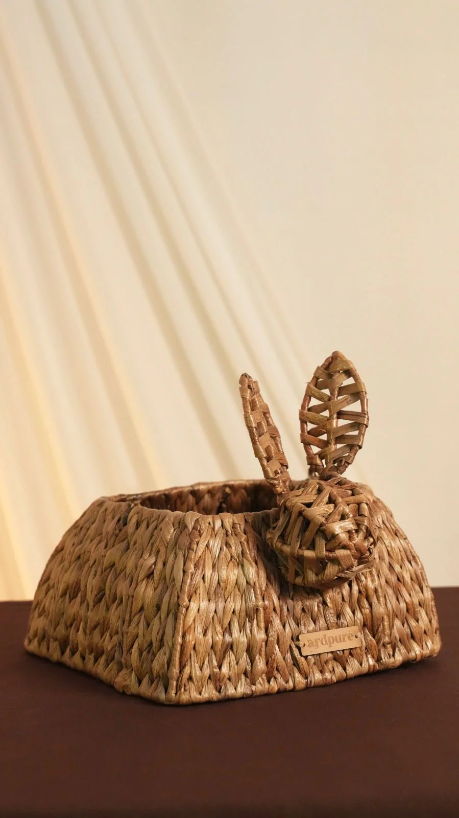 Bunny Rabbit Basket | Cute Handcrafted Basket for Décor & Storage - Image 3