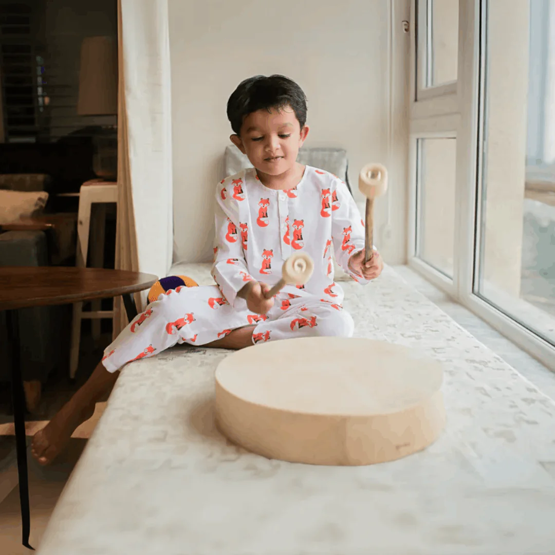 Bushy Fox- Unisex Kids Cotton Nightwear - Image 8
