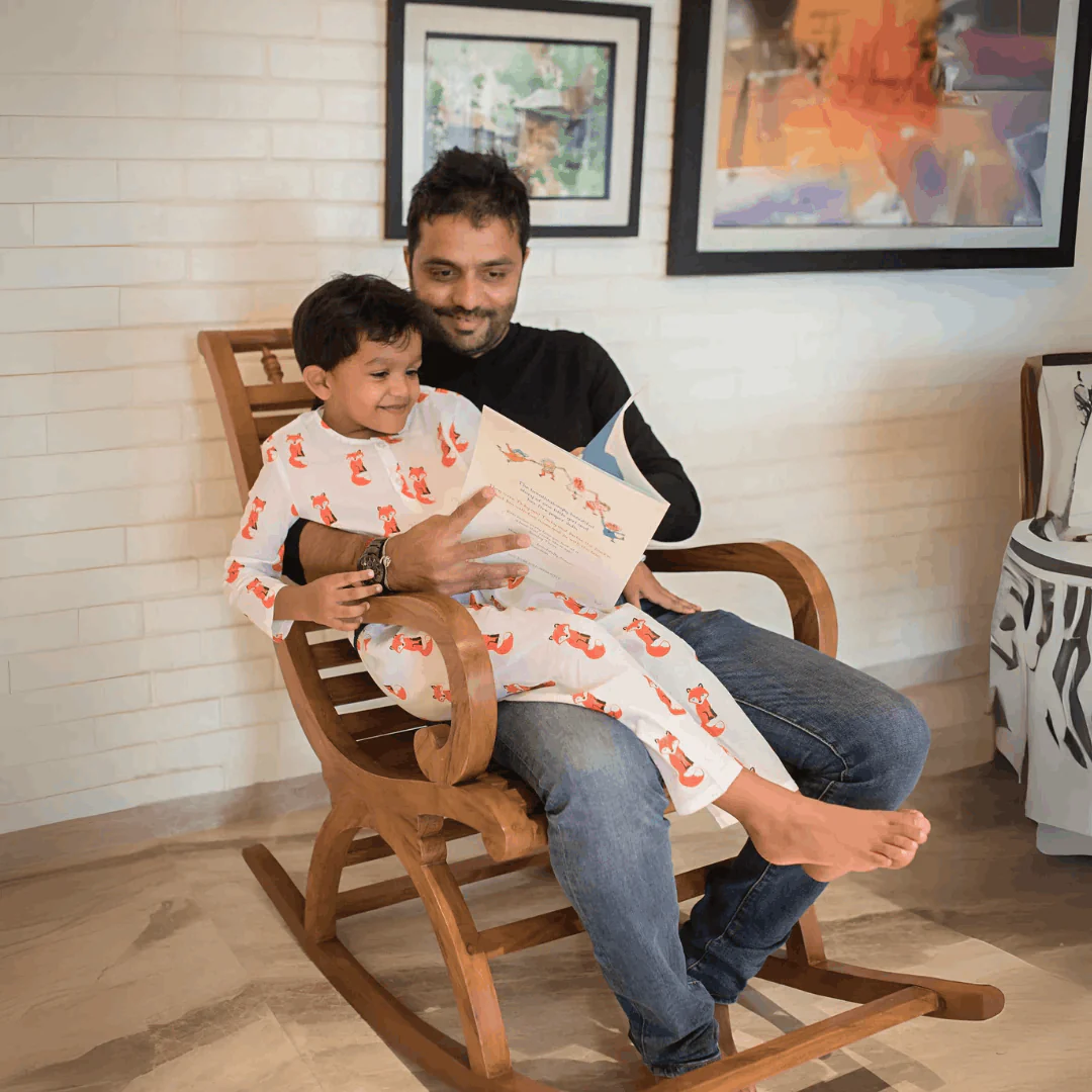 Bushy Fox- Unisex Kids Cotton Nightwear - Image 9