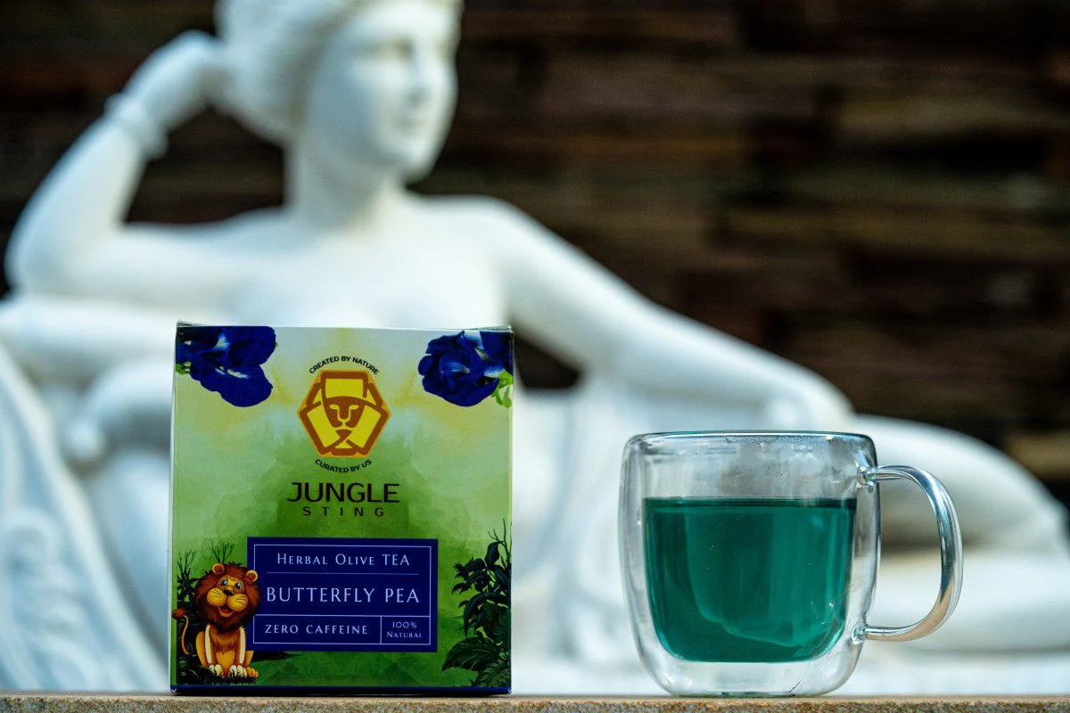 Butterfly Blue Pea Olive Tea | Antioxidant Herbal Infusion