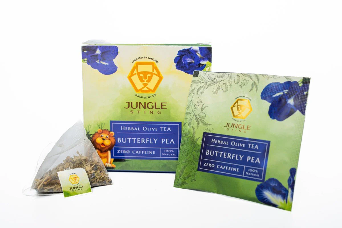 Butterfly Blue Pea Olive Tea | Antioxidant Herbal Infusion - Image 4