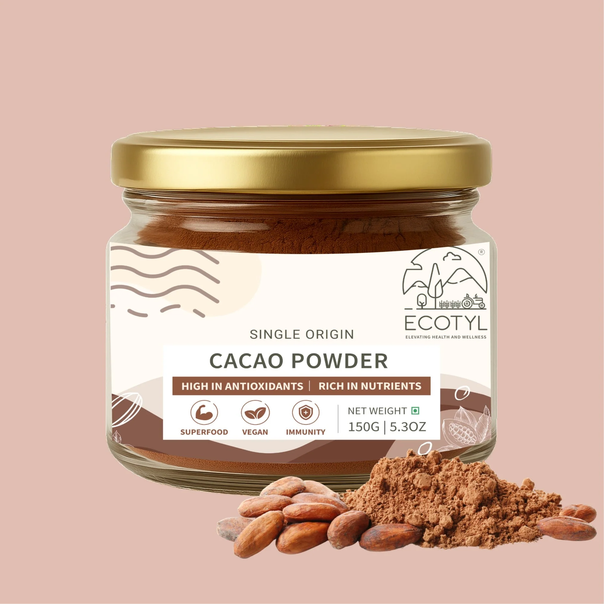 Cacao Powder | Rich in Antioxidants | Natural Energy Support | 150g